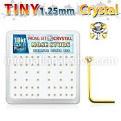 18sp6xc l shape nose studs silver 925 nose