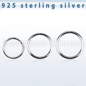 agsel22 seamless segment rings silver 925 nose