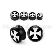 apgtt plugs gauges acrylic body jewelry ear lobe