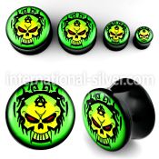 apgww plugs gauges acrylic body jewelry ear lobe