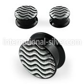apic plugs gauges acrylic body jewelry ear lobe