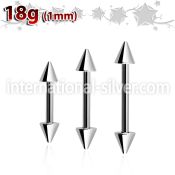 bb18cn3 straight barbells surgical steel 316l eyebrow