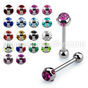 bbc3 straight barbells surgical steel 316l tongue