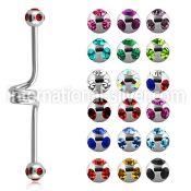 bbcl straight barbells surgical steel 316l 