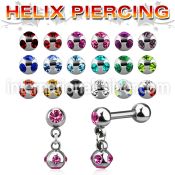 bber39b straight barbells surgical steel 316l helix