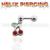 bber447 straight barbells surgical steel 316l helix
