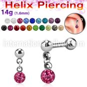 bber45b straight barbells surgical steel 316l helix