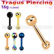 bbert37 straight barbells anodized surgical steel 316l tragus