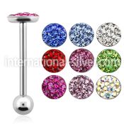 bbfcs2 straight barbells surgical steel 316l nipple