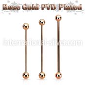 bbittb straight barbells anodized surgical steel 316l 