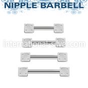 bbnpsdi straight barbells surgical steel 316l nipple
