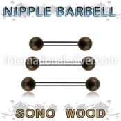 bbnpsn5 straight barbells organic body jewelry nipple