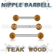 bbnpte5 straight barbells organic body jewelry nipple