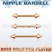 bbnpttcn straight barbells anodized surgical steel 316l nipple