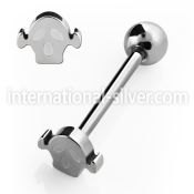 bbsks straight barbells surgical steel 316l tongue