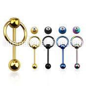 bbtcsl straight barbells anodized surgical steel 316l tongue