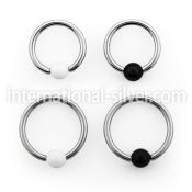 bceaa3 hoops captive rings surgical steel 316l with acrylic parts nose