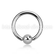 bcr14 hoops captive rings surgical steel 316l eyebrow