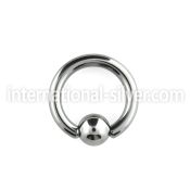 bcr8 hoops captive rings surgical steel 316l eyebrow