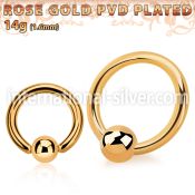 bcrtt hoops captive rings anodized surgical steel 316l nose