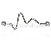 bde14 straight barbells surgical steel 316l 