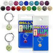 blcp626 fake illusion body jewelry others belly button