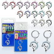 blcp672 fake illusion hoops others belly button