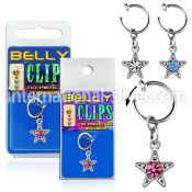 blcptsar fake illusion hoops others belly button