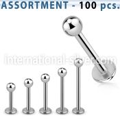 blk03a labrets lip rings surgical steel 316l belly button