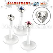 blk181 labrets lip rings bioflex ptfe belly button