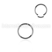 blk221b seamless segment rings surgical steel 316l nose