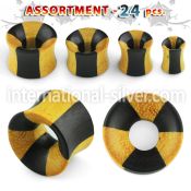 blk311 tunnels gauges organic body jewelry ear lobe