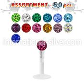 blk511 labrets lip rings bioflex ptfe labrets chin