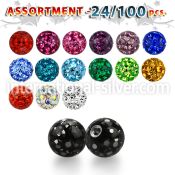 blk541 loose body jewelry parts surgical steel 316l 