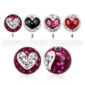 bmfr8 loose body jewelry parts surgical steel 316l belly button