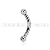 bnb3 micro curved barbells surgical steel 316l belly button
