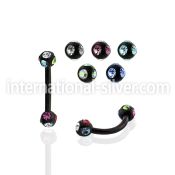 bnekc3 micro curved barbells anodized surgical steel 316l eyebrow