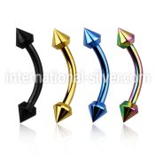 bnetne micro curved barbells anodized surgical steel 316l eyebrow