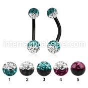 bnt2frse belly rings anodized surgical steel 316l belly button
