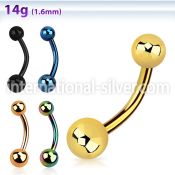 bnts belly rings anodized surgical steel 316l belly button