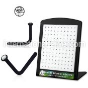 brac1 l shape nose studs acrylic body jewelry nose