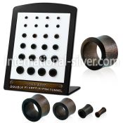 brdpwn tunnels gauges organic body jewelry ear lobe