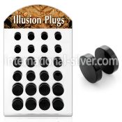 bripf2 cheaters  illusion plugs and tapers anodized surgical steel 316l ear lobe