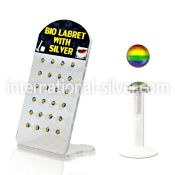 brlbi25 labrets lip rings bioflex ptfe labrets chin