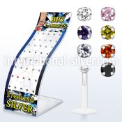 brlbi35 labrets lip rings bioflex ptfe labrets chin