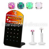 brlbi48 labrets lip rings bioflex ptfe labrets chin