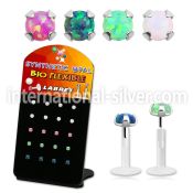 brlbi50 labrets lip rings bioflex ptfe labrets chin