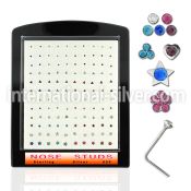 brmns l shape nose studs silver 925 nose