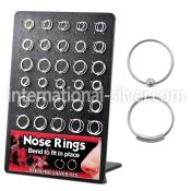 brnhm2 nose hoop silver 925 nose