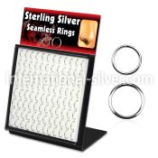 brnhmx7 seamless segment rings silver 925 nose